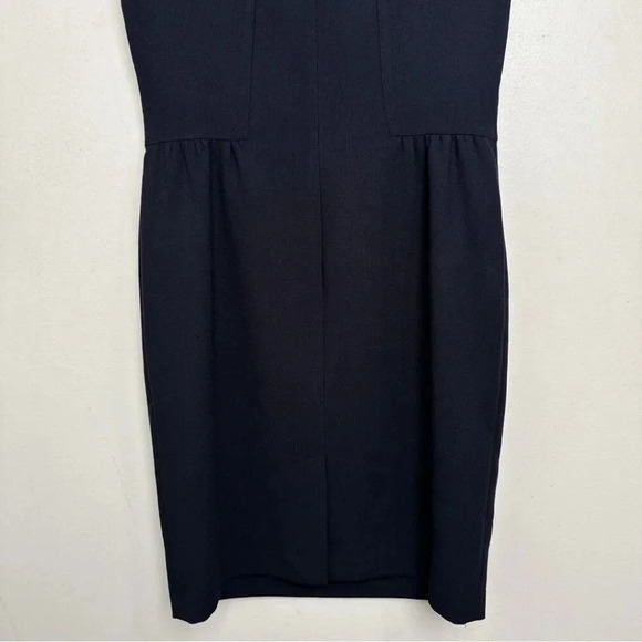 Talbots Womens 12 Cocktail Sleeveless  Sheath Dress Black Color - Picture 12 of 13